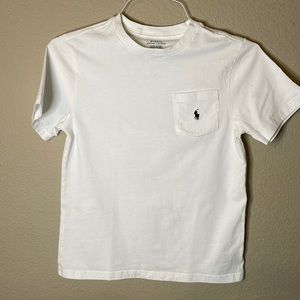 Polo T-shirt Boys White